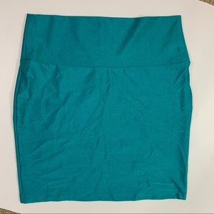 Forever21 | Women’s mini skirt aqua color Size M